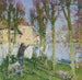 Lavandière tending her laundry - Pierre Eugène Montézin — artwork view