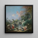 Lavandières - François Boucher — cuadro enmarcado en la pared