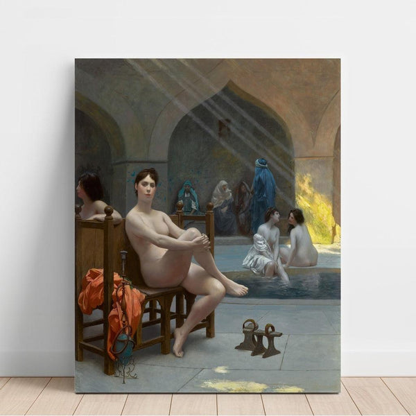 Reproduction of the painting The Bath of Women - Jean-Léon Gérôme