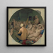 The Turkish Bath - Jean-Auguste-Dominique Ingres — framed artwork on a wall