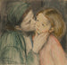 El Beso - Elizabeth Nourse — vista de la obra
