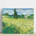 Reproduction of the painting The Green Wheat Field with Cypresses - Vincent Van Gogh