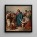 The Christ among the children - Charles Henri Hilaire Michel — framed artwork on a wall