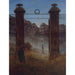 Reproduction of the painting The Cemetery - Caspar David Friedrich