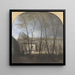 El cementerio Sainte-Marguerite, ubicación presunta de la tumba de Luis XVII - Auguste Jacques Régnier — cuadro enmarcado en la pared
