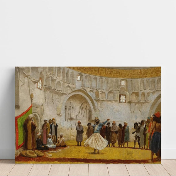 Reproduction of the painting The Dervish Turning - Jean-Léon Gérôme