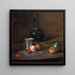 El vaso de plata - Jean Simon Chardin — cuadro enmarcado en la pared