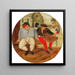 El Gran Campesino y el Comerciante - Pieter Brueghel el Joven — presentación mural de la obra