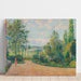 Reproduction of the painting The Garden of Octave Mirbeau, the Terrace, Les Damps - Camille Pissarro