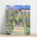 Reproducción del cuadro El jardín de Monet en Vétheuil - Claude Monet