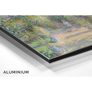 Le Jardin de Monet à Vétheuil - Claude Monet | Reproduction Tableau Décoration murale affiche copie