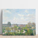 Reproduction of the painting of The Tuileries Garden and the Pavillon de Flore, Morning, Spring - Camille Pissarro