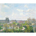 Reproduction of the painting of The Tuileries Garden and the Pavillon de Flore, Morning, Spring - Camille Pissarro