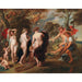 Reproduction of the painting of The Judgment of Paris - Follower of Peter Paul Rubens