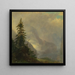 El Koenigsee cerca de Berchtesgaden en Baviera - Frederic Edwin Church — cuadro enmarcado en la pared