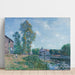 Reproduction of the painting The Loing at Moret, in Summer - Alfred Sisley
