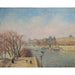 Reproduction of the painting Le Louvre, Morning, Sunlight - Camille Pissarro