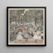 Le Mall, Central Park - Maurice Prendergast — cuadro enmarcado en la pared