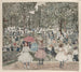Le Mall, Central Park - Maurice Prendergast — vista de la obra