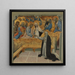 El matrimonio místico de Santa Catalina de Siena - Giovanni di Paolo — cuadro enmarcado en la pared