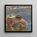 The Wounded Foot - Joaquín Sorolla — framed artwork on a wall