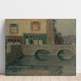 Le Pont - Henri Le Sidaner | Reproduction Tableau Décoration murale affiche copie