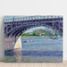 Reproducción del cuadro El puente de Argenteuil y el Sena - Gustave Caillebotte