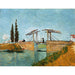 Reproducción del cuadro El puente de Langlois en Arles - Vincent van Gogh