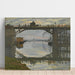 Reproducción del cuadro El puente de madera - Claude Monet