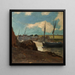 El puerto de Morgat - Odilon Redon — cuadro enmarcado en la pared
