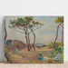 Reproduction of the painting Le Pradet, les Pins sur la Plage - Henri Lebasque