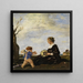 El Primavera - Adolf Hengeler — cuadro enmarcado en la pared
