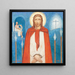 El Juicio de Jesús - Ángel Zárraga — cuadro enmarcado en la pared