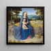 El descanso durante la huida a Egipto - Gerard David — cuadro enmarcado en la pared