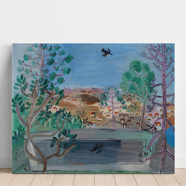 Reproduction of the painting The Reservoir at Golfe-Juan, at the Oiseau - Raoul Dufy