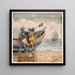 El regreso a Tynemouth - Winslow Homer — cuadro enmarcado en la pared