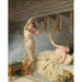 Reproduction of the painting The Blue Ribbon - Raffaello Sorbi