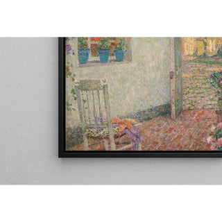 Le Seuil Fleuri - Henri Le Sidaner | Reproduction Tableau Décoration murale affiche copie