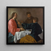 La Cena en Emaús - Diego Velázquez — cuadro enmarcado en la pared