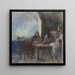 La Cena en Emaús - Jean-Louis Forain — cuadro enmarcado en la pared
