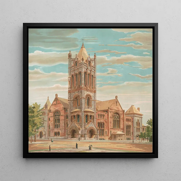 Le Tabernacle de Brooklyn érigé en 1890 - Anonyme