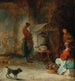 El Vendedor de queso - Januarius Zick — vista de la obra