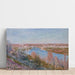 Reproducción del cuadro El pueblo de Champagne al atardecer, abril - Alfred Sisley