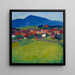 El pueblo de Murnau - Alexej von Jawlensky — cuadro enmarcado en la pared