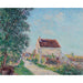Reproducción del cuadro El pueblo de los Sablons, cerca de Veneux-Nadon - Alfred Sisley