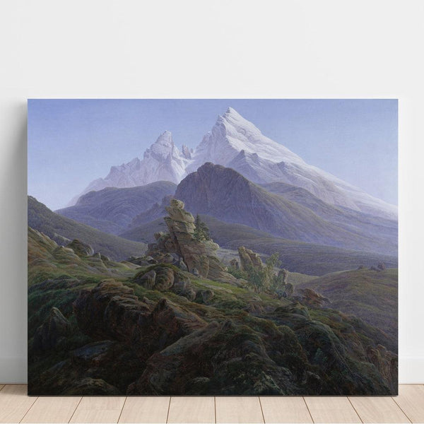 Reproducción del cuadro El Watzmann - Caspar David Friedrich
