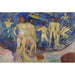 Reproducción del cuadro El baño de los jóvenes - Edvard Munch