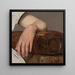 El brazo de una mujer - Adolph Tidemand — cuadro enmarcado en la pared