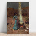 Reproduction of the painting The magic circle - John William Waterhouse