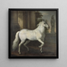 The horse of Charles XI, Brilliant - David Klöcker Ehrenstrahl — framed artwork on a wall